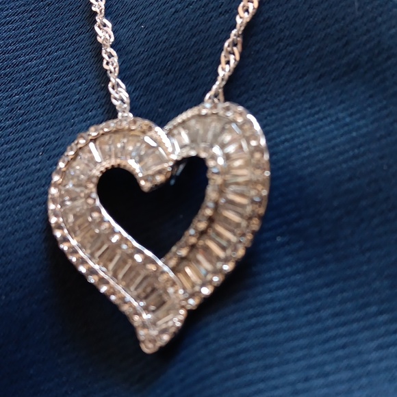 New necklace with heart pendant Sterling Silver - Picture 3 of 4